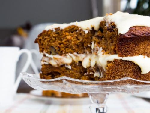 Bourbon Chai Pumpkin Snack Cake Recipe - Food Fanatic