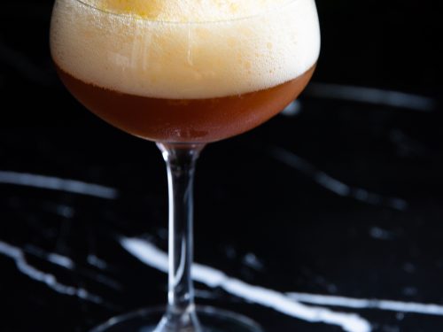 Molecular-groni: Negroni with an Emulsified Campari and Orange