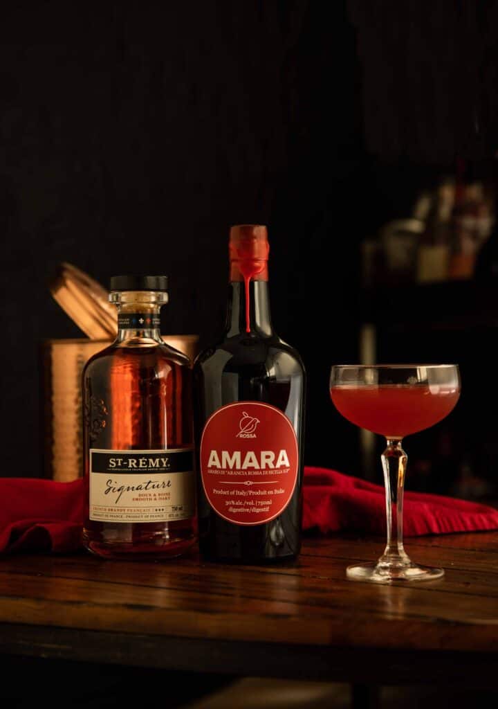 Bloody Sidecar - Blood Orange and Amara Amaro Cocktail | Liquid Culture